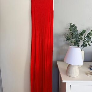 Princess Polly Red Knit Maxi Dress